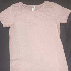 Lululemon Light Pink Sports Shirt